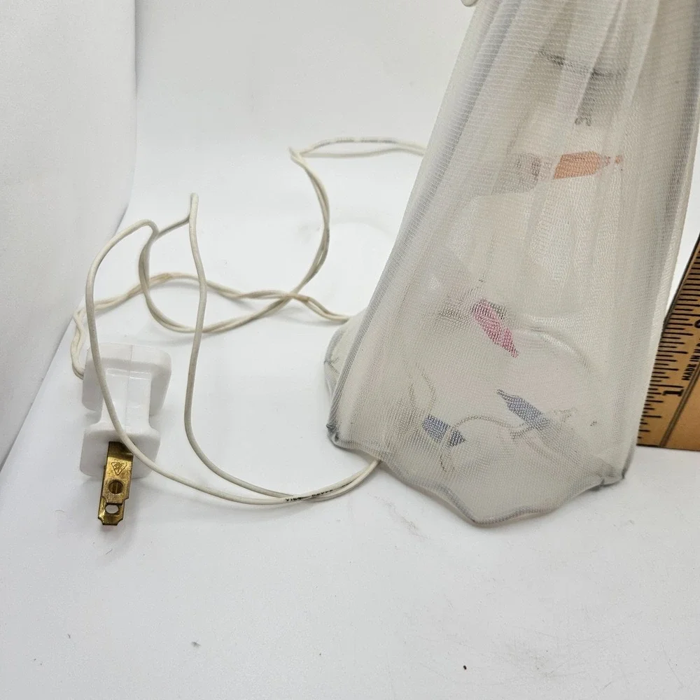 Vintage Lighted Christmas Angel Tree Topper / Decoration‎ Blinking Color Lights